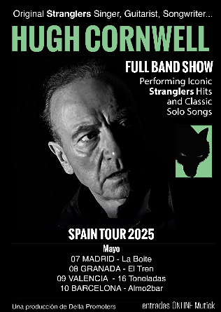 HUGH CORNWELL (UK) en Barcelona  