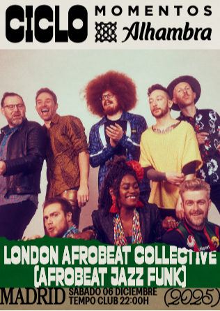 LONDON AFROBEAT COLLECTIVE - Tempo Club - Madrid - 6 DIC