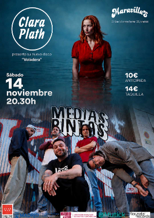 Clara Plath + Medias Pintas en Madrid