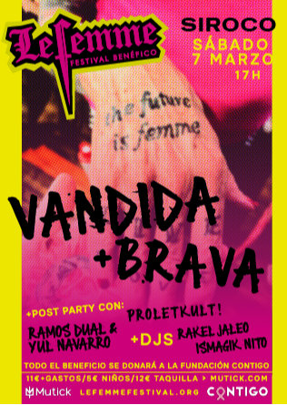 LeFemme Festival Benéfico en Madrid