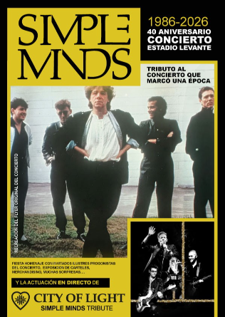 CITY OF LIGHT tributo a SIMPLE MINDS en Valencia