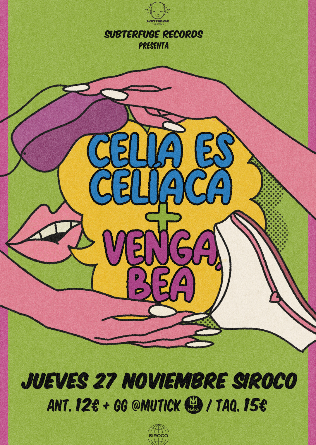 Celía es Celíaca + Venga, Bea en Madrid