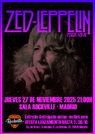 Zed Leppelin Dyslexic Tribute en Madrid