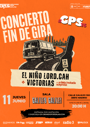 FIN DE GIRA #GPS16: El Niño Lord.Cah + Victorias en Madrid