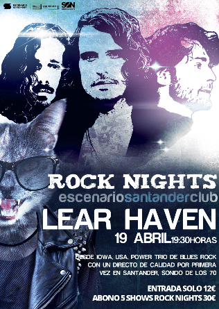 Lear Haven (USA) en Rock Nights de Escenario Santander - Cantabria