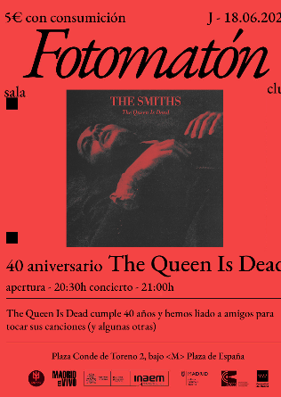 40 aniversario The Queen Is Dead (The Smiths) en Madrid
