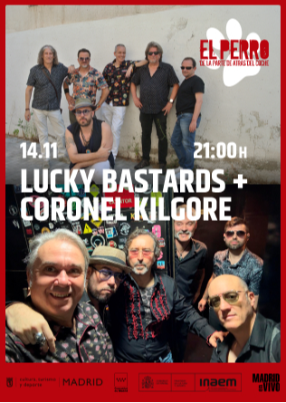 LUCKY BASTARDS + CORONEL KILGORE en Madrid