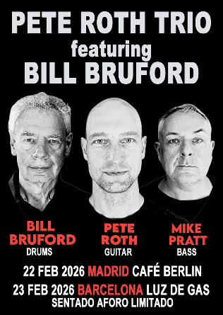 Pete Roth Trio feat Bill Bruford en Barcelona
