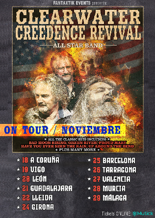 Clearwater Creedence Revival (UK&USA) en Málaga