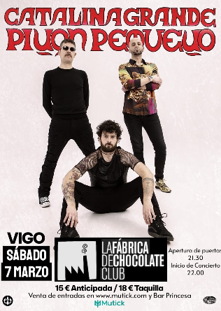 CATALINA GRANDE PIÑON PEQUEÑO en Vigo