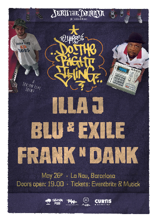 Blu & Exile, Illa J & Frank N Dank Live In Barcelona