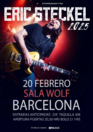 ERIC STECKEL (USA) en Barcelona  