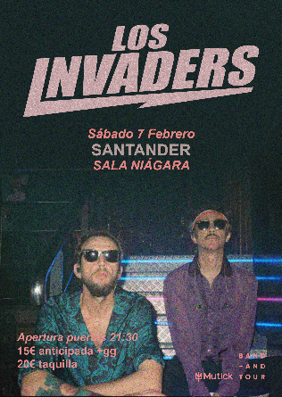 LOS INVADERS en Santander - Cantabria