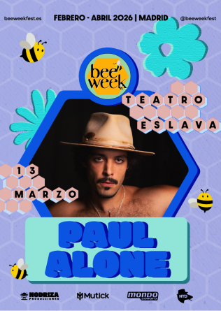 Bee Week presenta PAUL ALONE en Madrid