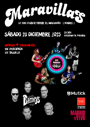 Los Barneys + Las Peletes en Madrid