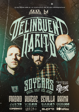 DELINQUENT HABITS en Sevilla – 30th Anniversary Tour! 
