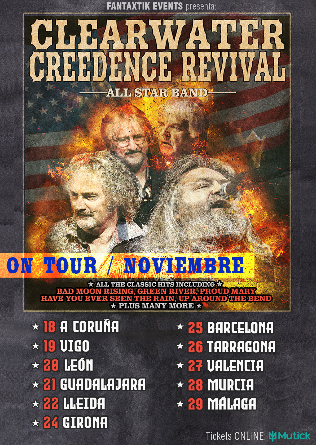 Clearwater Creedence Revival (UK&USA) en Guadalajara