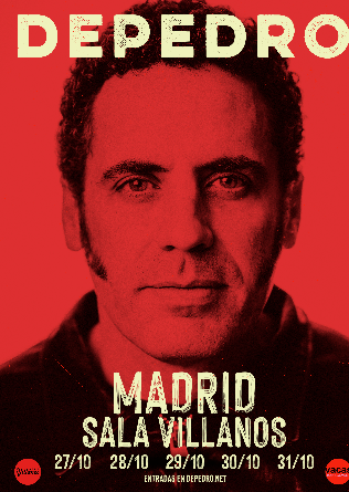 DEPEDRO en Madrid - Presentación Nuevo disco - 30 OCT