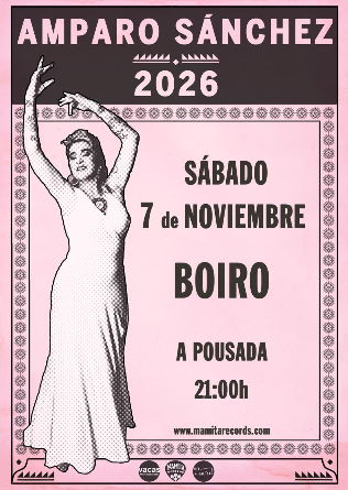 AMPARO SANCHEZ en Boiro - concierto acústico