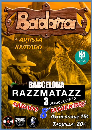 BADANA + ARTISTA INVITADO en Barcelona