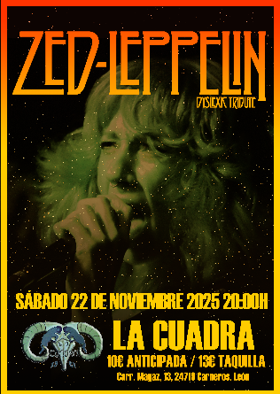 Zed Leppelin Dyslexic Tribute en Carneros - León