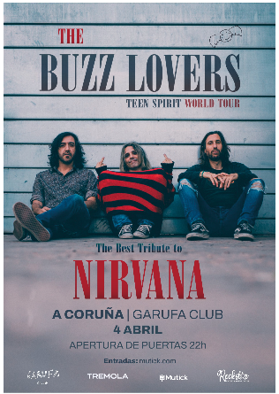 The BUZZ LOVERS tributo a NIRVANA en A Coruña