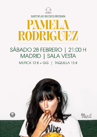 Pamela Rodríguez en Madrid