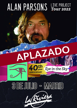 Entradas ALAN PARSONS LIVE PROJECT en Madrid  -  FECHA POR CONFIRMAR