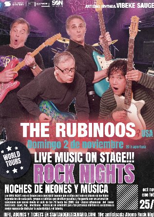 The RUBINOOS (USA) en Rock Nights de Escenario Santander - Cantabria