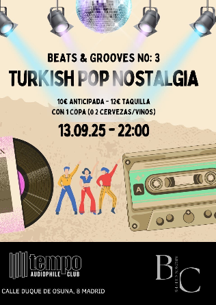 TURKISH POP NOSTALGIA - Fiesta en Tempo Club Madrid