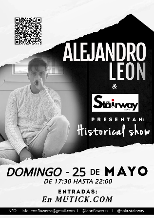 Alejandro León presenta HISTORICAL SHOW en Madrid