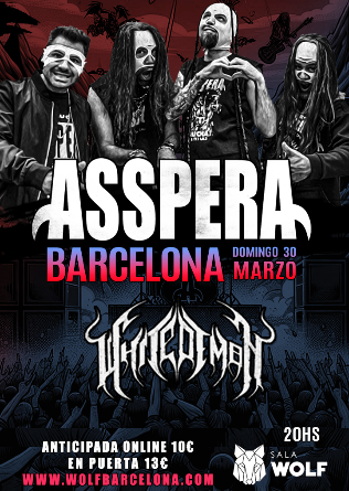 ASSPERA + Whitedemon en Barcelona