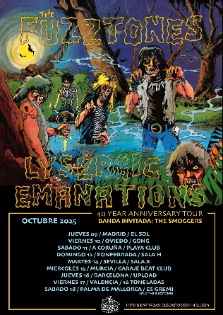 The FUZZTONES (USA) + The Smoggers en Barcelona