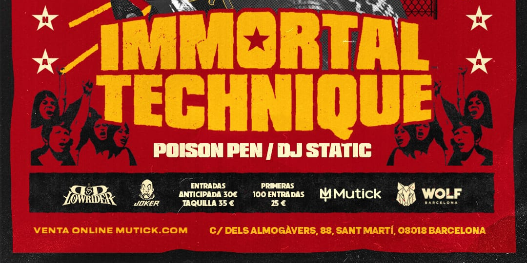 Immortal Technique en Barcelona