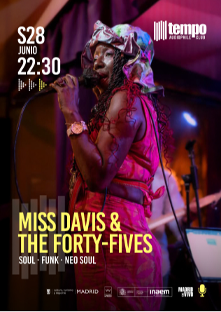MISS DAVIS & THE 45`S en Tempo Club Madrid