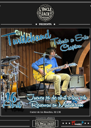 Turtlehand: Tributo a Eric Clapton en Barcelona