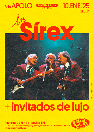 LOS SIREX en Barcelona + Invitados Especiales