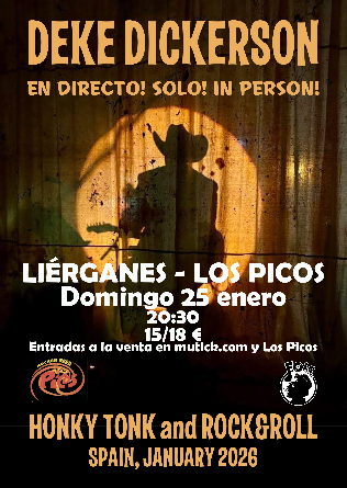 DEKE DICKERSON (en solitario) en Liérganes - Cantabria