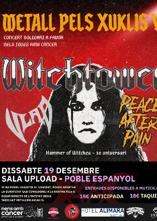 WITCHTOWER + VLAD (METALL PELS XUKLIS V) en Barcelona