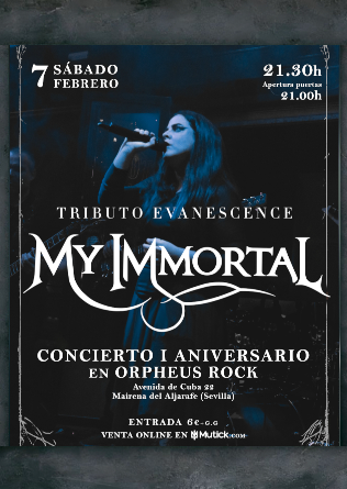 MY IMMORTAL - Tributo a Evanescence en Mairena de Aljarafe