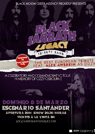 Black Sabbath Legacy en Escenario Santander - Cantabria