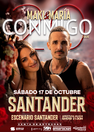 Maki y María Artés en Escenario Santander - Cantabria