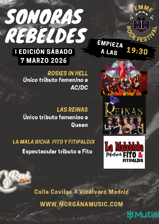 SONORAS REBELDES FESTIVAL en Madrid