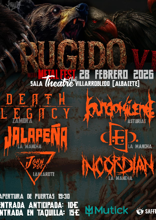 RUGIDO Metal Fest VI en Villarrobledo - Albacete