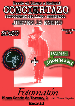 PADRE JORNIMANS + ERIC ROS en Madrid