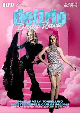 DELIRIO DRAG RACE - 19 OCTUBRE 2026