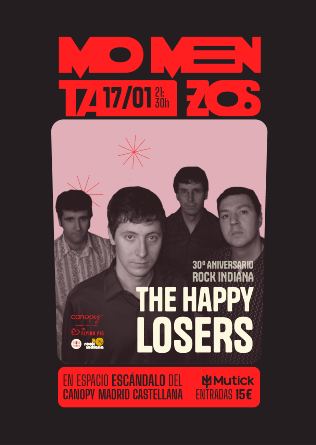 Momentazos: THE HAPPY LOSERS (30 aniversario Rock Indiana) en Madrid