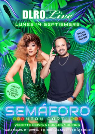SEMAFORO NEON PARTY - 14 SEPTIEMBRE 2026
