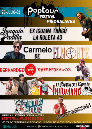 ORIGEN FESTIVAL en Piedralaves - POP TOUR 