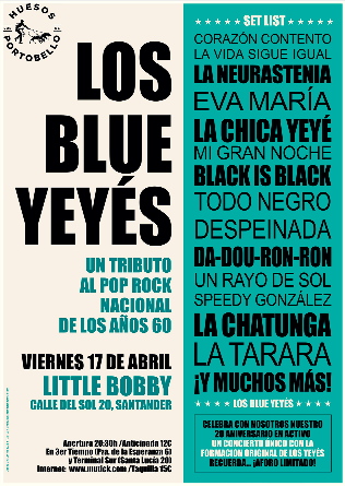 LOS BLUE YEYÉS en Santander - Cantabria